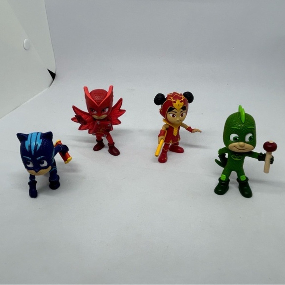 PJ Masks Frog Box Cake‎ Toppers Figures Lot of 4